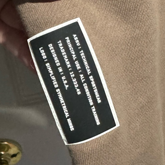 ASRV tan joggers- size small - Picture 5 of 6